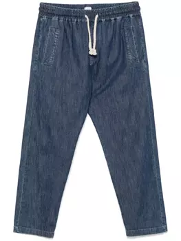 Зауженные брюки Eleventy, синий