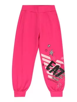 Зауженные брюки Emporio Armani, розовый