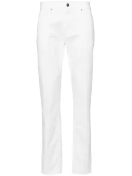 Зауженные брюки Fay, белый