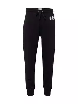 Зауженные брюки Gap, черный