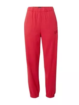 Зауженные брюки Gap, красный