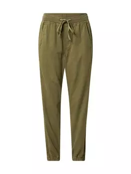 Зауженные брюки GAP, оливковый
