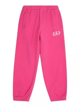 Зауженные брюки GAP, розовый