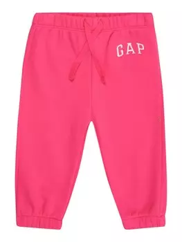 Зауженные брюки GAP, розовый