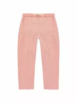 Зауженные брюки GG Supreme Gucci, розовый