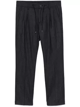 Зауженные брюки Herno, синий