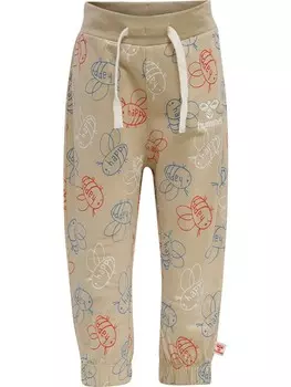 Зауженные брюки Hummel, бежевый