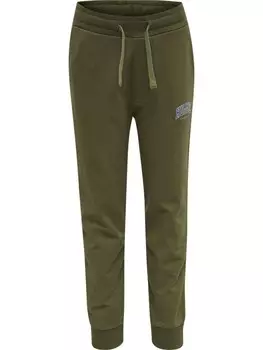 Зауженные брюки Hummel, оливковое