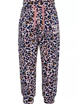 Зауженные брюки Hummel, розовый