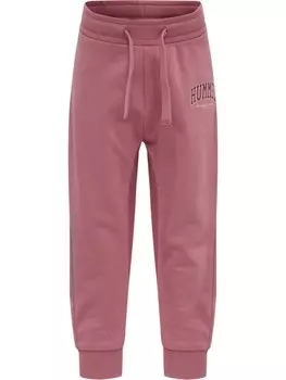 Зауженные брюки Hummel, темно-розовый