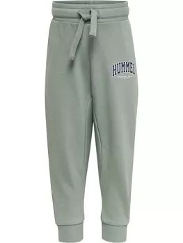 Зауженные брюки Hummel, зеленый