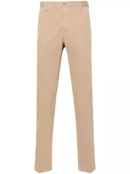 Зауженные брюки Incotex, коричневый