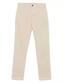 Зауженные брюки Incotex, нейтральный