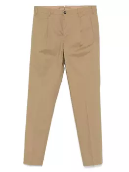 Зауженные брюки Incotex, зеленый