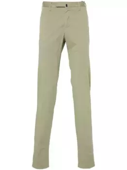 Зауженные брюки Incotex, зеленый