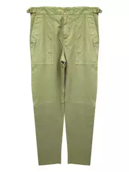 Зауженные брюки Isaia, зеленый