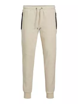 Зауженные брюки JACK & JONES WILL FUSION, бежевый