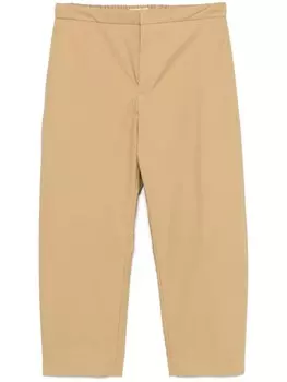 Зауженные брюки Jil Sander, коричневый