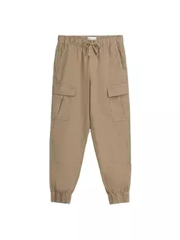 Зауженные брюки-карго Bershka, серна