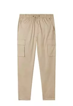 Зауженные брюки-карго INTIMISSIMI, бежевый