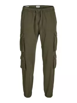 Зауженные брюки-карго JACK & JONES BILL, оливковый