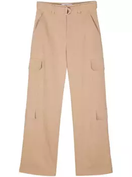 Зауженные брюки карго MSGM, нейтральный