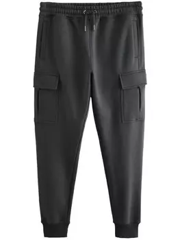 Зауженные брюки-карго Next, серый