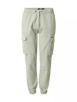 Зауженные брюки-карго Petrol Industries, пастельный зеленый