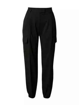 Зауженные брюки-карго REPLAY, черный