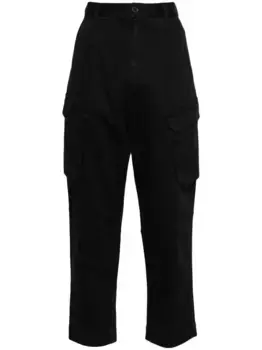 Зауженные брюки карго Semicouture, черный