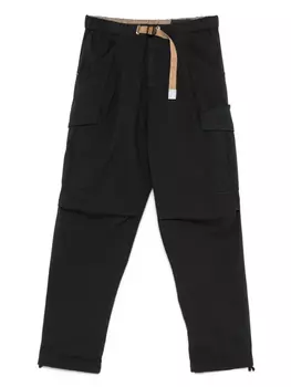 Зауженные брюки-карго White Sand, черный
