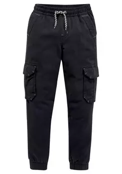 Зауженные брюки Kidsworld, черный