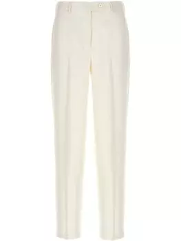 Зауженные брюки Kiton, белый