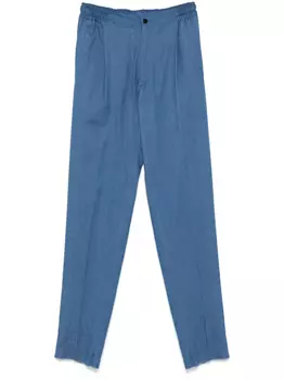 Зауженные брюки Kiton, синий