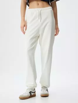 Зауженные брюки Koton, белый