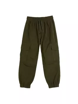 Зауженные брюки Koton, хаки