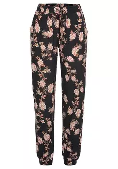 Зауженные брюки Lascana, черный