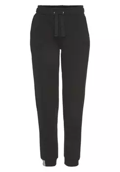 Зауженные брюки LASCANA, черный