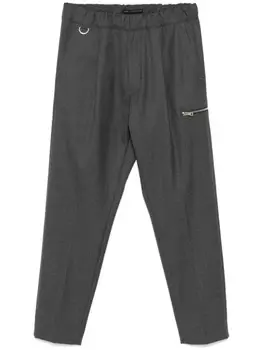 Зауженные брюки Low Brand, серый