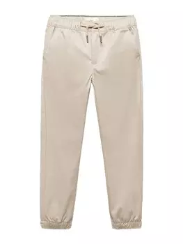 Зауженные брюки MANGO KIDS FELI, светло-серый