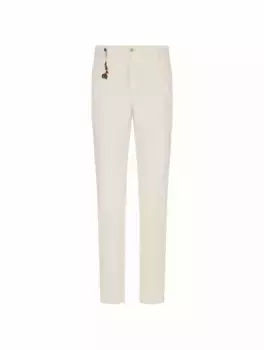 Зауженные брюки Marco Pescarolo, бежевый