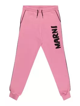 Зауженные брюки Marni, светло-розовый