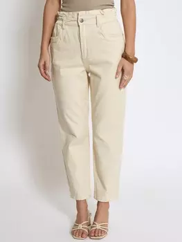 Зауженные брюки minus Dina, бежевый