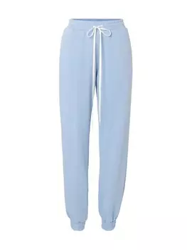 Зауженные брюки Monki, светло-синий