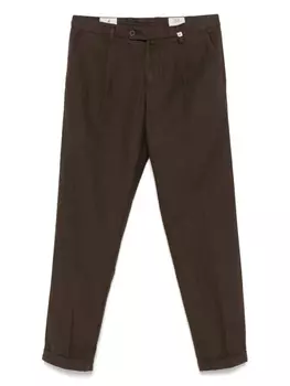 Зауженные брюки Myths, коричневый