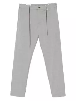 Зауженные брюки Myths, серый