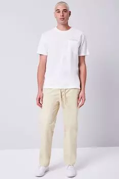 Зауженные брюки на шнурке Forever 21, хаки