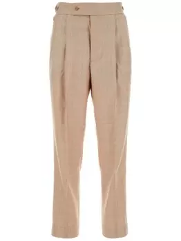 Зауженные брюки Needles с высокой талией, серый