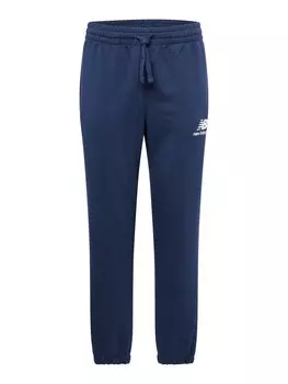 Зауженные брюки New Balance Essentials, темно-синий