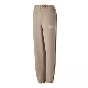 Зауженные брюки new balance Linear, цвет Mocha